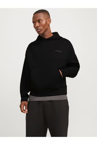 JACK & JONES Hoodie schwarz