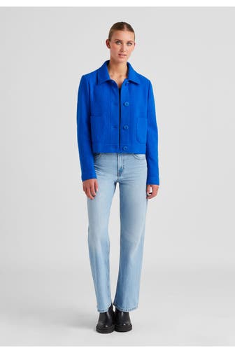 MILESTONE Wolljacke blau