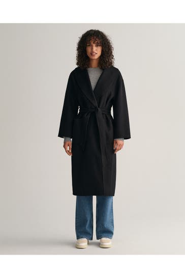 GANT Wollmix-Mantel schwarz
