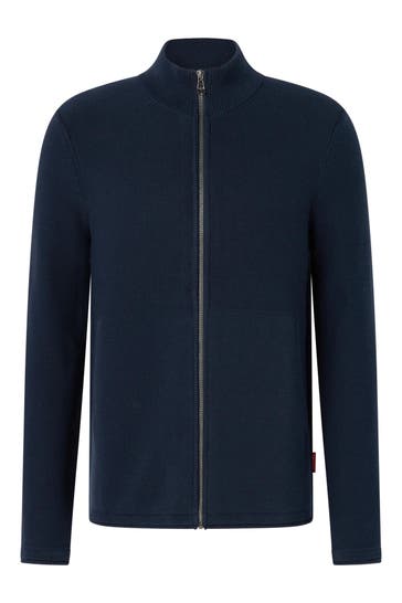 JOOP! JEANS Strickjacke 'Peeter' navy