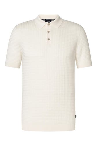 JOOP! Strick-Polo 'Vanceo' ecru