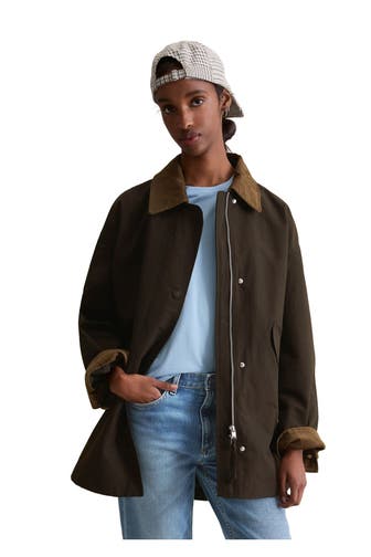 MARC O'POLO DENIM Kurzmantel dunkelbraun