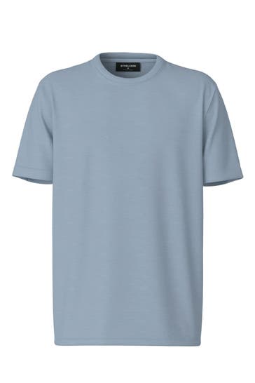 STRELLSON T-Shirt taubenblau
