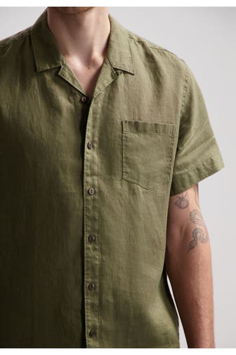 DSTREZZED Leinenhemd 'Colter Resort' Regular Fit