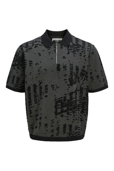 JACK & JONES Strickshirt mehrfarbig