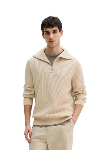 MARC O'POLO Strick-Troyer beige