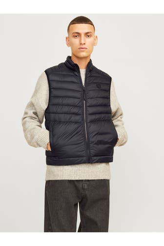 JACK & JONES Steppweste schwarz