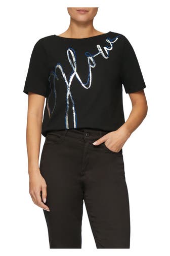 S.OLIVER BLACK LABEL T-Shirt schwarz