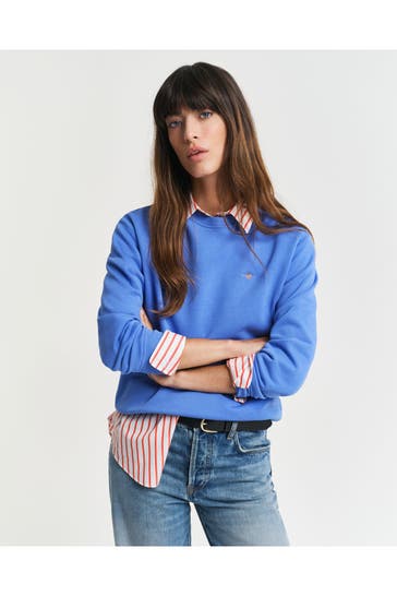 GANT Sweatshirt azurblau