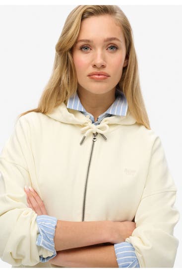 SUPERDRY - Sweatjacke ecru