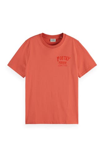 SCOTCH & SODA T-Shirt dunkelorange