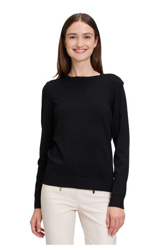 BETTY BARCLAY Strickpullover schwarz