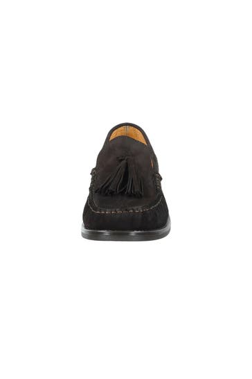 GANT Leder-Loafer dunkelbraun