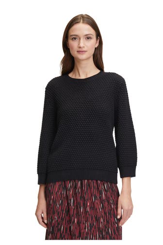 BETTY & CO Strickpullover schwarz