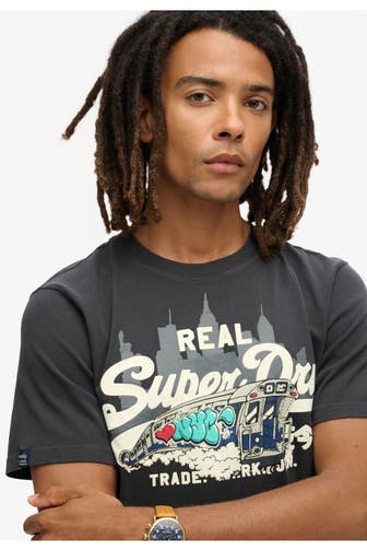 SUPERDRY T-Shirt anthrazit