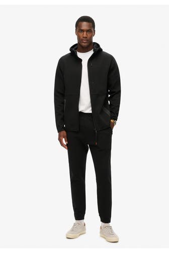 SUPERDRY Sweatjacke schwarz