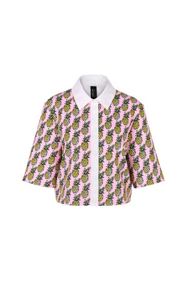 MARC CAIN Kurzarmbluse gemustert