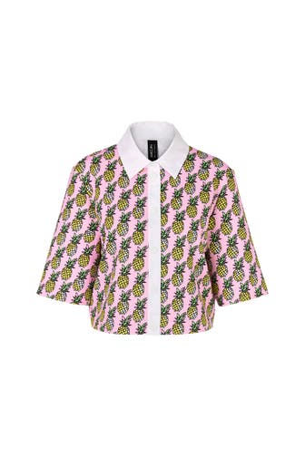 MARC CAIN Kurzarmbluse gemustert