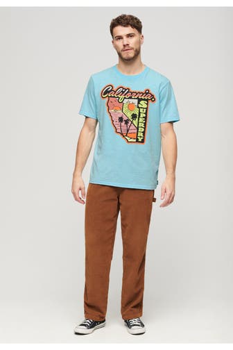 SUPERDRY T-Shirt blau