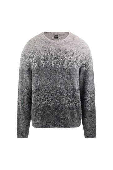 GUESS Strickpullover 'Trey Marled' grau