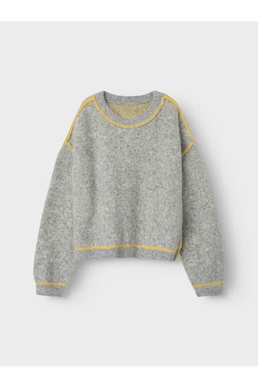 NAME IT - Strickpullover grau