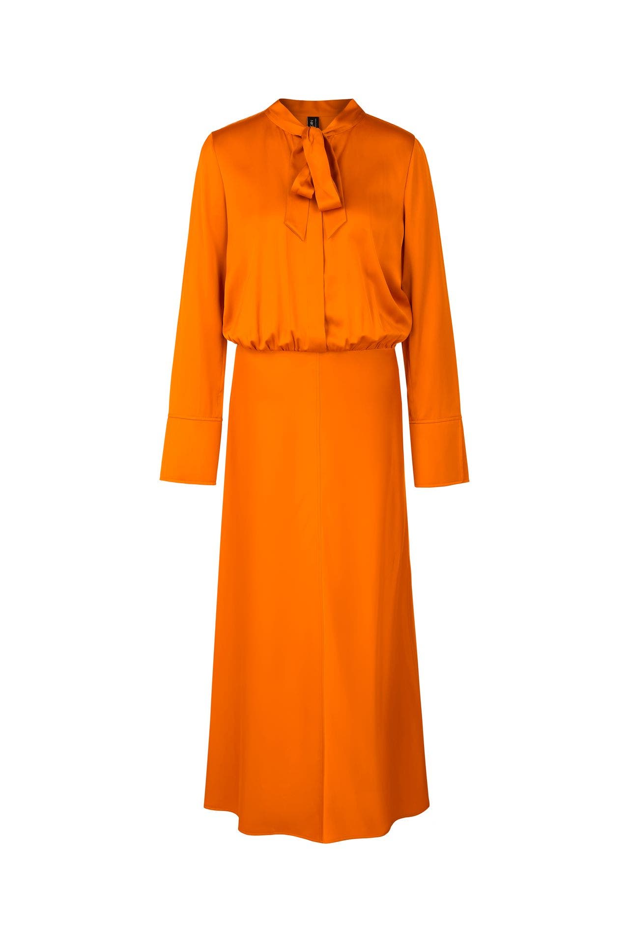 MARC CAIN Satinkleid orange, Bild 1