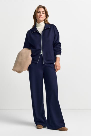 RICH & ROYAL Sweatjacke nachtblau