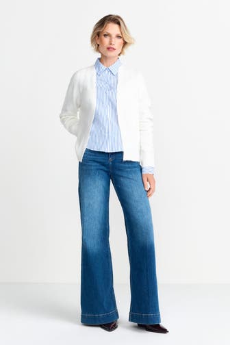 RICH & ROYAL Cardigan weiß