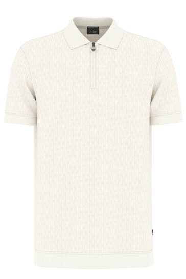 JOOP! Strick-Polo 'Franciscojose' ecru