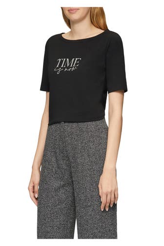 S.OLIVER BLACK LABEL T-Shirt schwarz