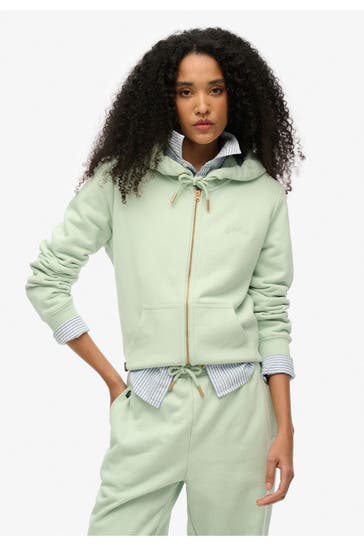 SUPERDRY Sweatjacke mint