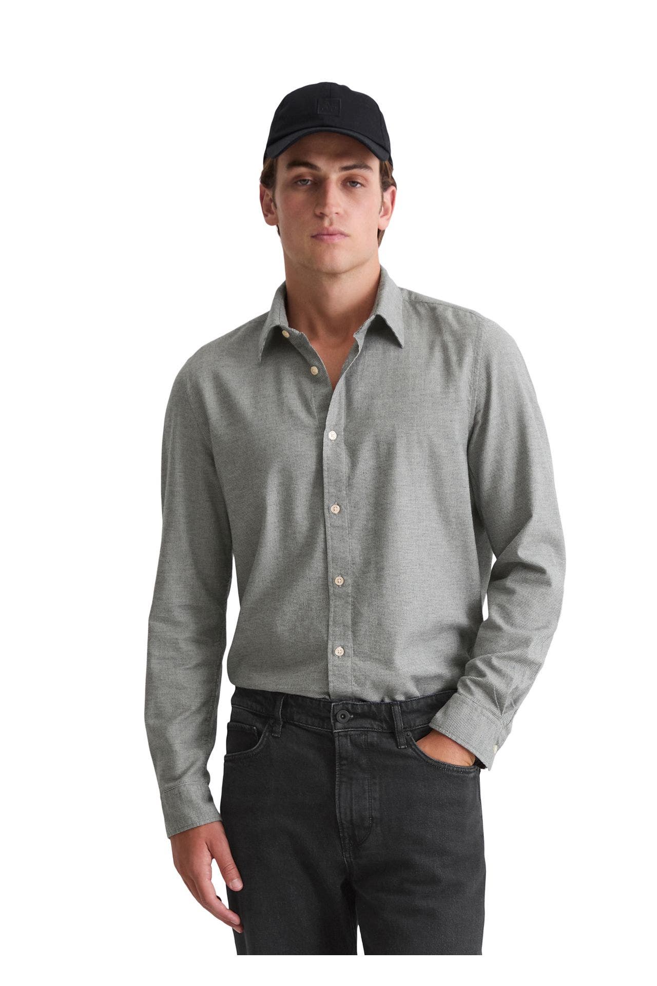 MARC O'POLO Casual-Hemd gemustert Shaped Fit, Bild 1