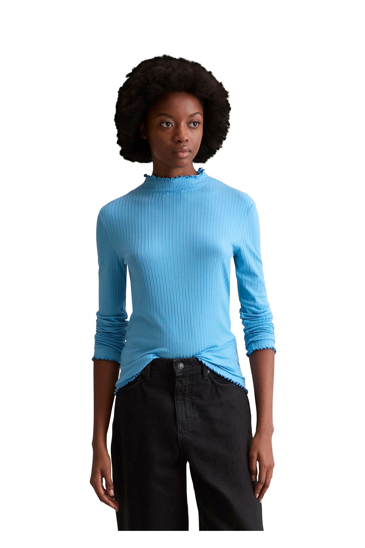 MARC O'POLO DENIM Longsleeve hellblau, Bild 1