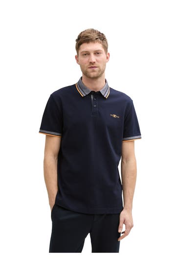 TOM TAILOR Polo-Shirt dunkelblau