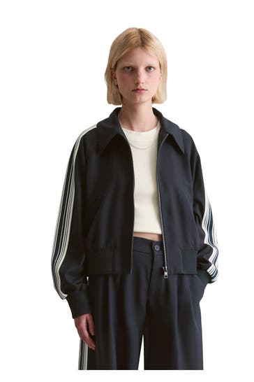 MARC O'POLO DENIM Trainingsjacke schwarzblau