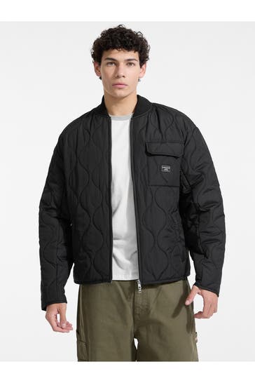 GUESS Steppjacke schwarz