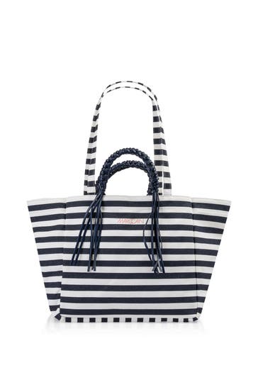 MARC CAIN Shopper gestreift