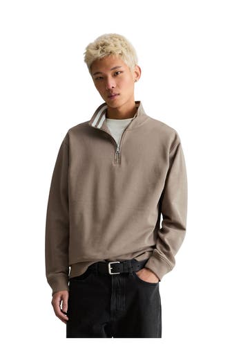 MARC O'POLO DENIM Sweat-Troyer braun