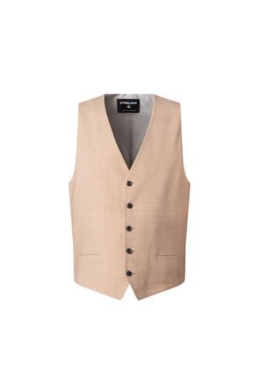 STRELLSON Anzugweste beige