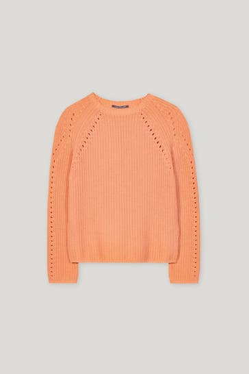 LUISA CERANO Strickpullover lachs