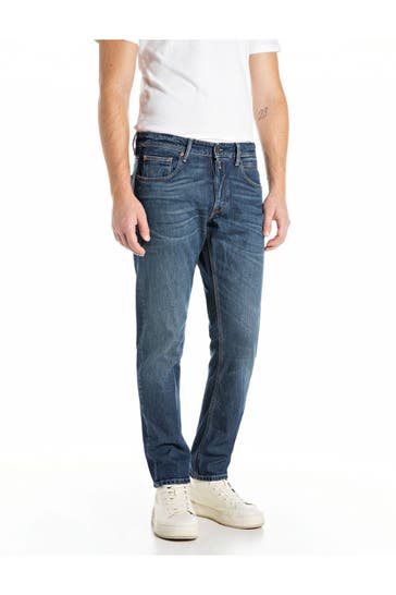 REPLAY Jeans dunkelblau slim