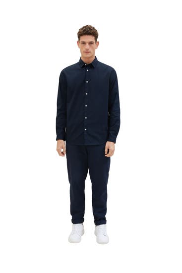 TOM TAILOR - Casual-Hemd nachtblau