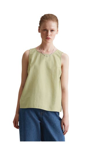 MARC O'POLO DENIM Blusentop graugrün