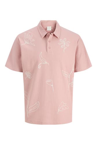 JACK & JONES Polo-Shirt altrosa