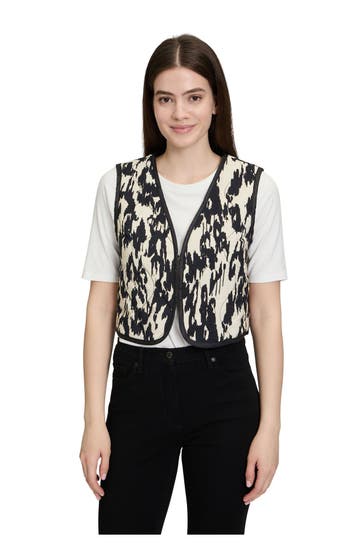 BETTY BARCLAY Weste gemustert