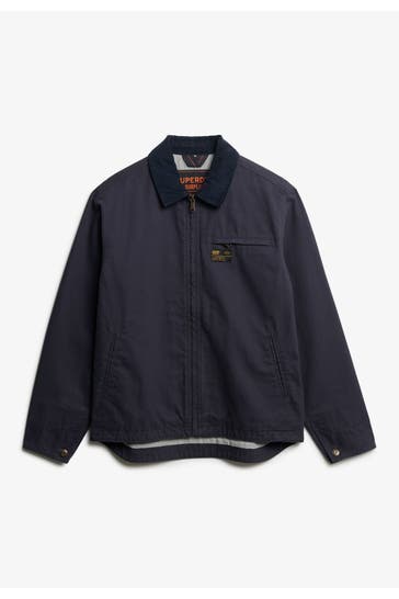 SUPERDRY Übergangsjacke dunkelblau