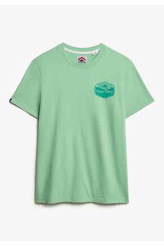 SUPERDRY T-Shirt pastellgrün