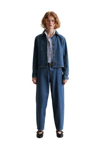 MARC O'POLO DENIM Jeansjacke königsblau