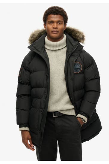 SUPERDRY Parka 'Everest' schwarz