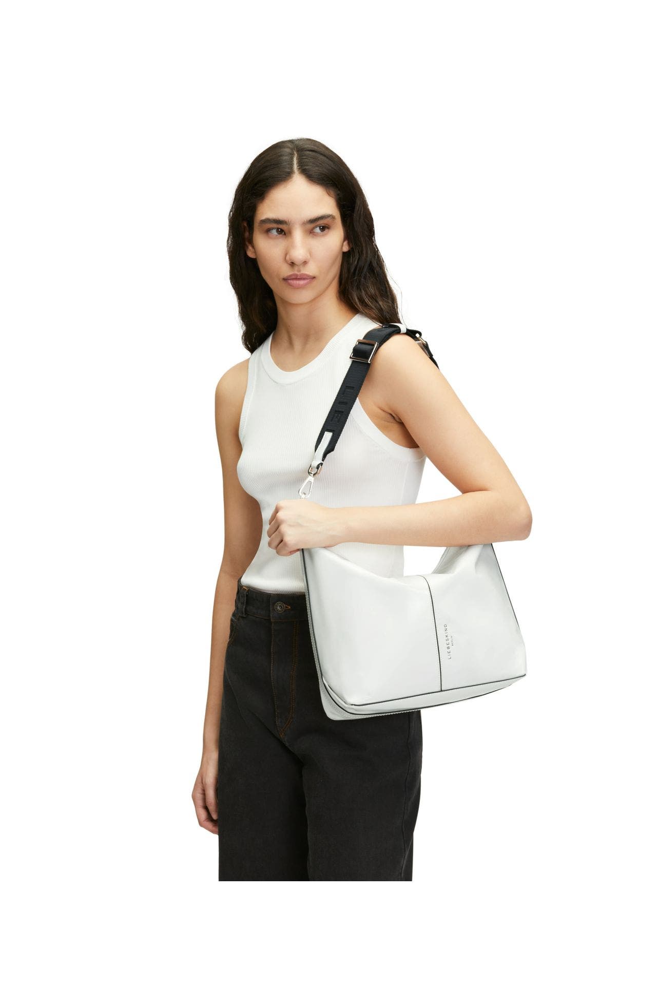 LIEBESKIND BERLIN Schultertasche 'Paris M' weiß, Bild 1
